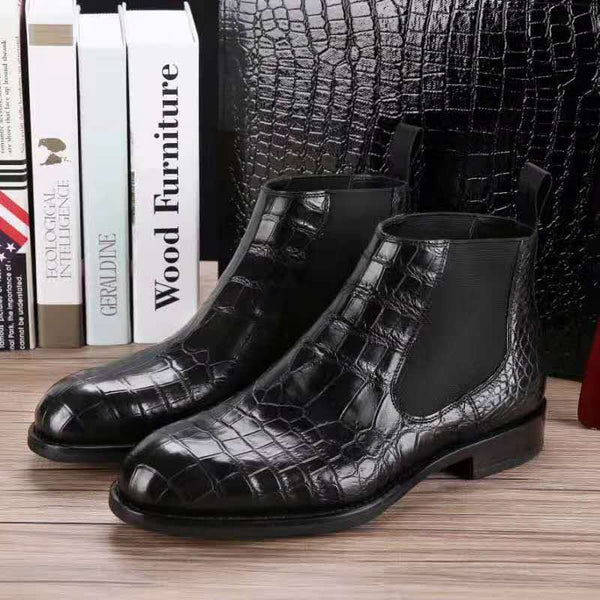 Crocodile best sale chelsea boots