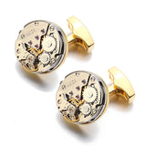 CUFFLINKS "MECHANIC"-Cufflinks-Pisani Maura-Imitation Rhodium Plated-Pisani Maura