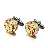 CUFFLINKS "MECHANIC"-Cufflinks-Pisani Maura-Blue Zinc Plated-Pisani Maura