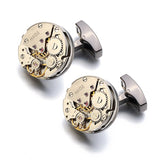 CUFFLINKS "MECHANIC"-Cufflinks-Pisani Maura-Silver Plated-Pisani Maura