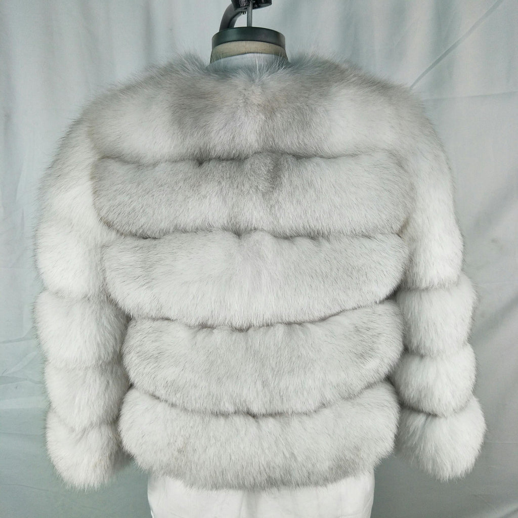 Fox Genuine Fur Coat 