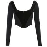 Top "Elegance"-Tops-Pisani Maura-Black-S-Pisani Maura