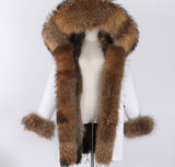 Fox Fur Parka "Pristine"-Fur parka-Pisani Maura-Pisani Maura